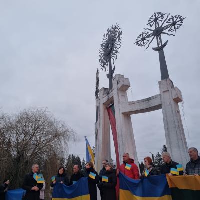 Ukrainos Palaikymo Akcija 2022 03 03 01