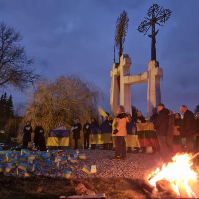 Ukrainos Palaikymo Akcija 2022 03 03 03