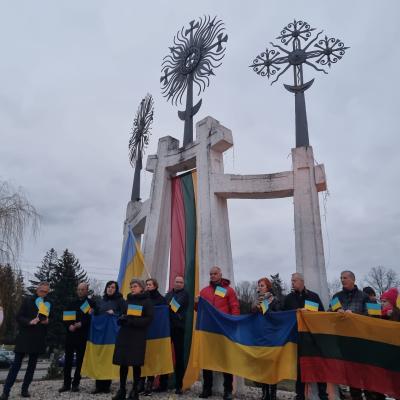 Ukrainos Palaikymo Akcija 2022 03 03 05