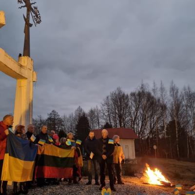 Ukrainos Palaikymo Akcija 2022 03 03 06