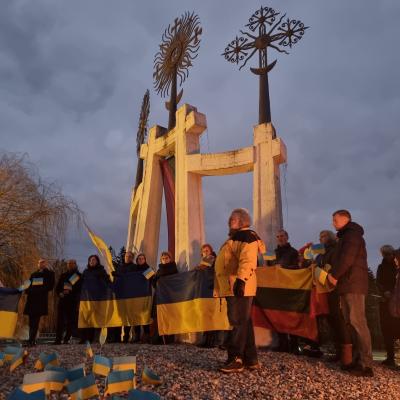 Ukrainos Palaikymo Akcija 2022 03 03 07