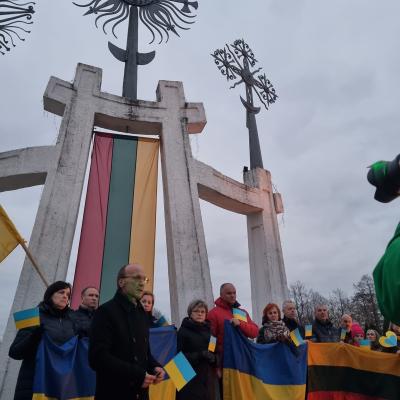 Ukrainos Palaikymo Akcija 2022 03 03 10