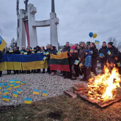 Ukrainos Palaikymo Akcija 2022 03 03 11