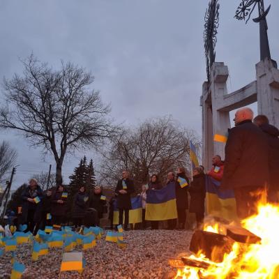 Ukrainos Palaikymo Akcija 2022 03 03 12